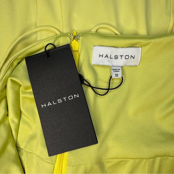 Halston Heritage Lemon Midi Dress - Picture 12 of 15